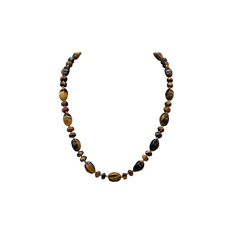 TreasureBay Handmade Womens Beaded Necklace Natural Gemstones Healing Crystal Jewellery