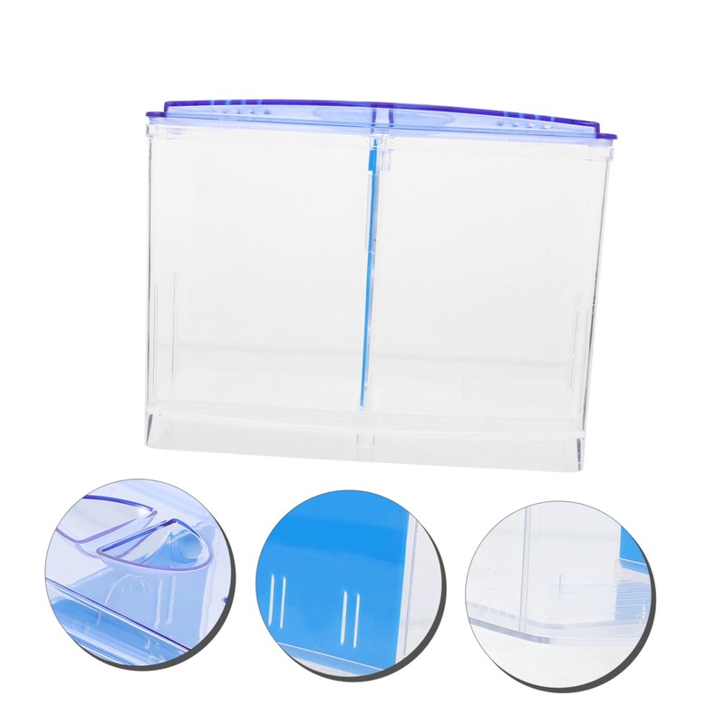 Sosoport Aquarium Fish Breeding Isolation Box Transparent Design Durable Construction