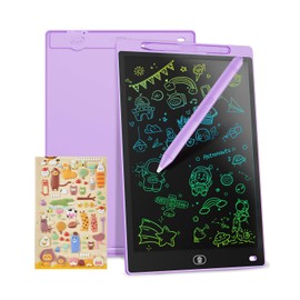 Genialba 8.5 inch LCD Writing Tablet Colorful Screen Drawing Board Toddler Toys Learning Educational Gifts for Birthday Christmas 3 4 5 6 Year Old Boys Girls (Purple)