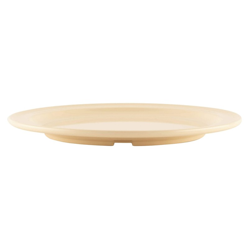 GET DP-509-T Melamine Round Dinner Plates, 9", Tan (Set of