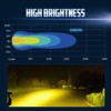22" Yellow Led Light Bar, Single Row Flood Spot Combo