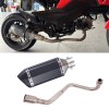 Unbranded Low Mount Exhaust System Headers Muffler Pipe For Honda