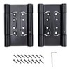 2X 5 Stainless Steel Non-Mortise Self Closing Double Action Spring