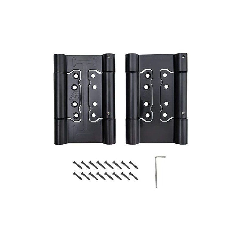 2X 5 Stainless Steel Non-Mortise Self Closing Double Action Spring
