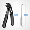 Toenail Clippers for Seniors Thick Toenails, Angled Head Toe Nail