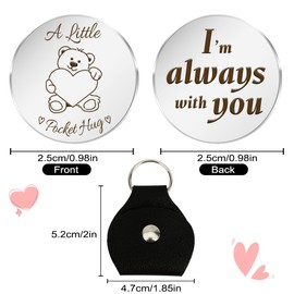 Pocket Hugs for Friends Stocking Stuffers Christmas Gifts for Her Long Distance Relationship Gifts Xmas Gifts for Women Men Friendship Gifts Teenage Girls Gifts Thinking of You Gifts on Graduation