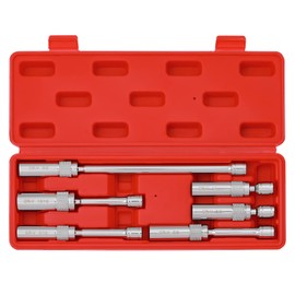 Mayouko 6PCS 3/8" Drive Thin Wall Magnetic Swivel Spark Plug Socket, 12 Point, 1MM Thin Wall, 14MM, 9/16", 5/8", 13/16"
