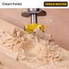 Forstner Bits TOUGH MASTER 5 Piece Carbide Tip, 15mm, 20mm,