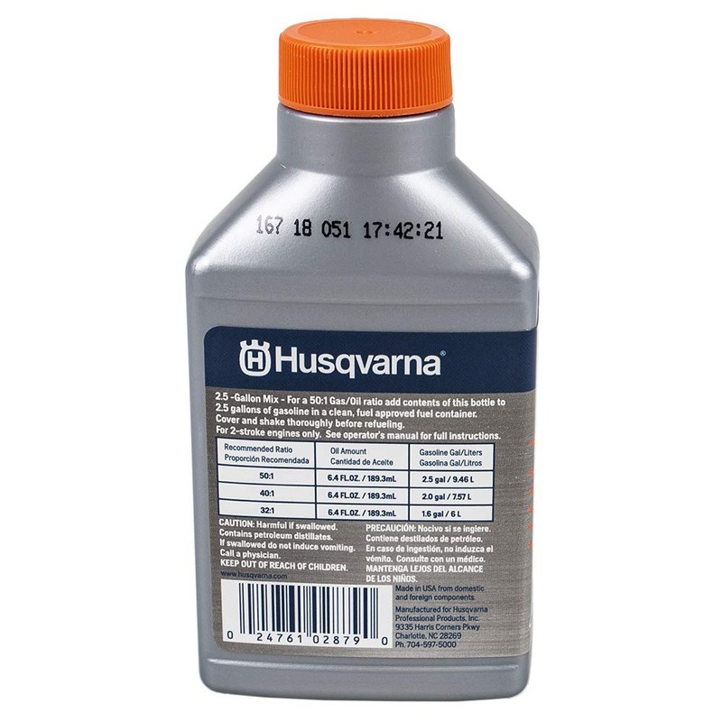 Husqvarna 593152303 XP 2 Stroke Oil 6.4 oz. Bottle -