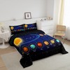 Feelyou Solar System Comforter Set for Kids Toddler Outer Space