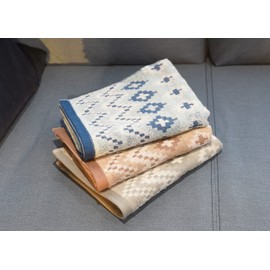 Kosugizen Face Towel, Crystal, 13.4 x 31.5 inches (34 x 80 cm), Set of 3 Colors