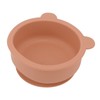 Silicone Baby Bowl Spoon Set with Bottom Suction Cup Ergonomic