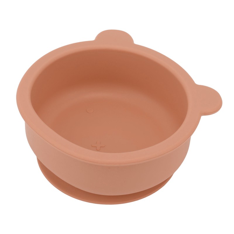 Silicone Baby Bowl Spoon Set with Bottom Suction Cup Ergonomic