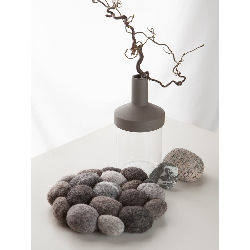 myfelt Hardy Felt Ball Trivet 20 cm Grey