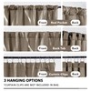 Deconovo Blackout Back Tab Curtains with Geometric Pattern, Room Darkening,