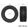 11 Inch 100/65-6.5 with Jelly Glue Tubeless Off-Road Tires for