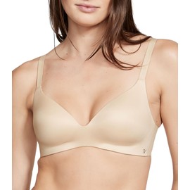 Victoria's Secret Infinity Flex Full Coverage Wireless T Shirt Bra, Bras for Women, Marzipan, 34D