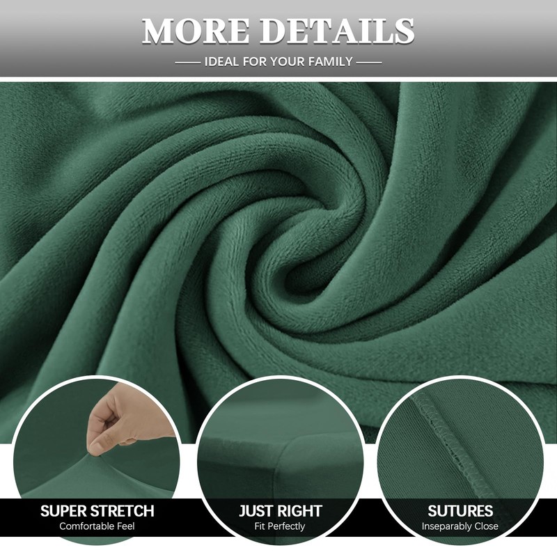 Homebliss Stuhlhussen 4er Set Stretch,Stuhlhussen Schwingstühle Elastisch für Esszimmer- und