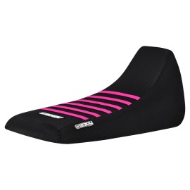 Enjoy Mfg 1988 - 2006 Yamaha Blaster Gripper seat cover  all BLACK w/ PINK rib #178
