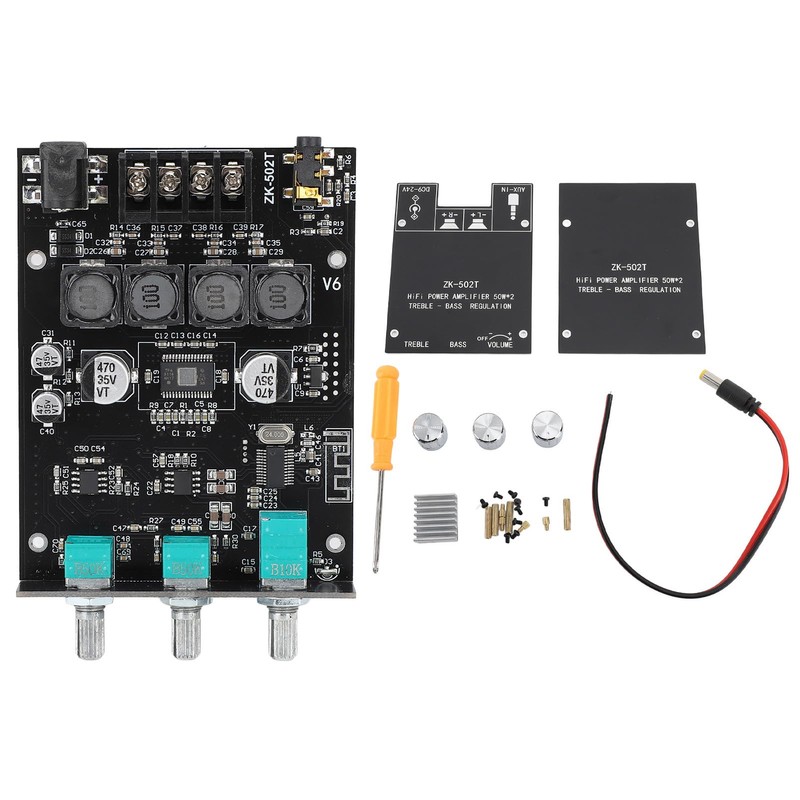 Bluetooth Amplifier Board, Tpa3116d2 Bluetooth Receiver Stereo Sound Digital Amplifier