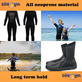 Wetsuit Neoprene Repair Kit - Fix neoprene Wetsuits - Drysuits - Fishing Waders - Neoprene Boots And Gloves - Neoprene Glue And Heavy Duty Instant Fix Tape Patches - Waterproof Long Lasting Repair