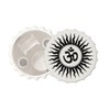 OM Magnetic Bottle Cap Opener Fridge Magnet Hindu Sun Sign