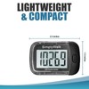 Simple Pedometer for Walking, Step Counter with Large Display, for