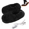 Unisex Electric Heated Shoes Electric Heating Slippers Washable Comfortable Feet