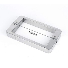 YWTCDMTF Door Handle Bathroom Door Handle, Square Shower Pull Push Single Door, 145Mm Hole Centres Replacement Glass Door Handles Set/Sier