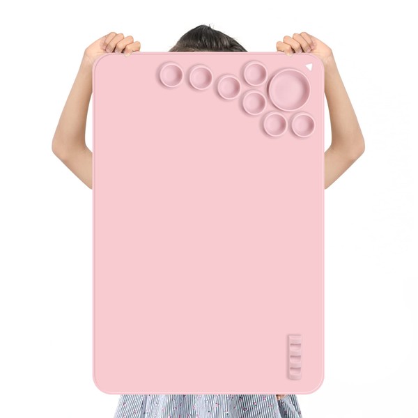 Silicone Painting Mat, Silicone Craft Mat for Resin Casting 24“x16”