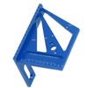 Woodworking Ruler Multifunctional Angle Measuring Ruler Aluminum Alloy Square Tool
