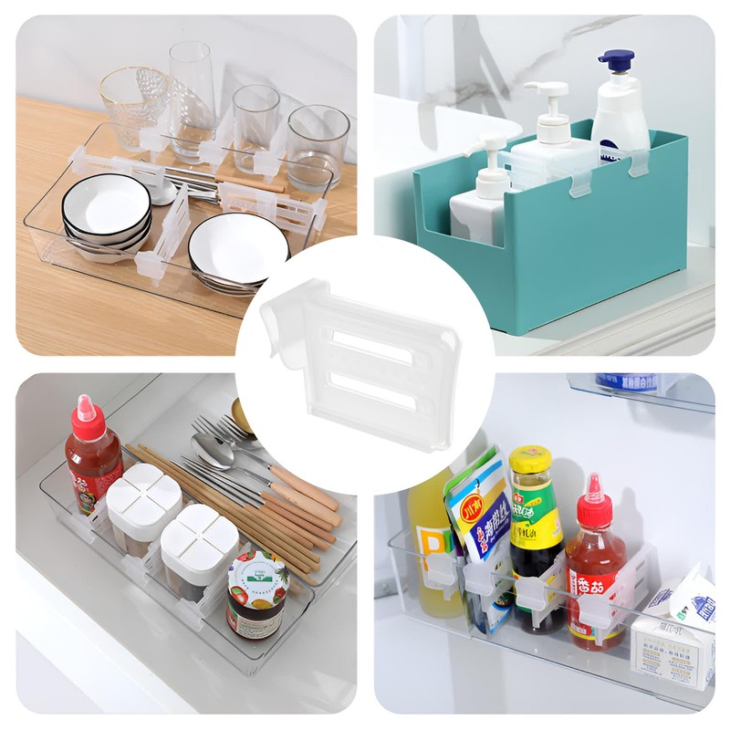 Pack of 16 Fridge Organiser, Fridge Organiser, Fridge Accessories, Freezer