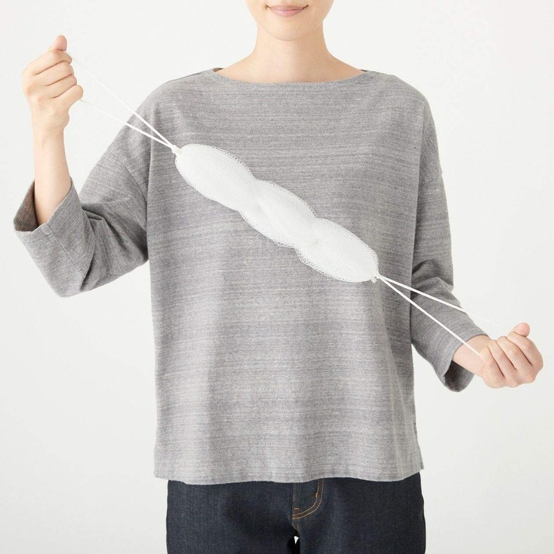 MUJI OEA24A9A Portable Bibinobi Body Net, Total Length: Approx. 15.7