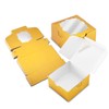 NPLUX 50pcs Cookie Boxes with Window Bakery Boxes Small Treat