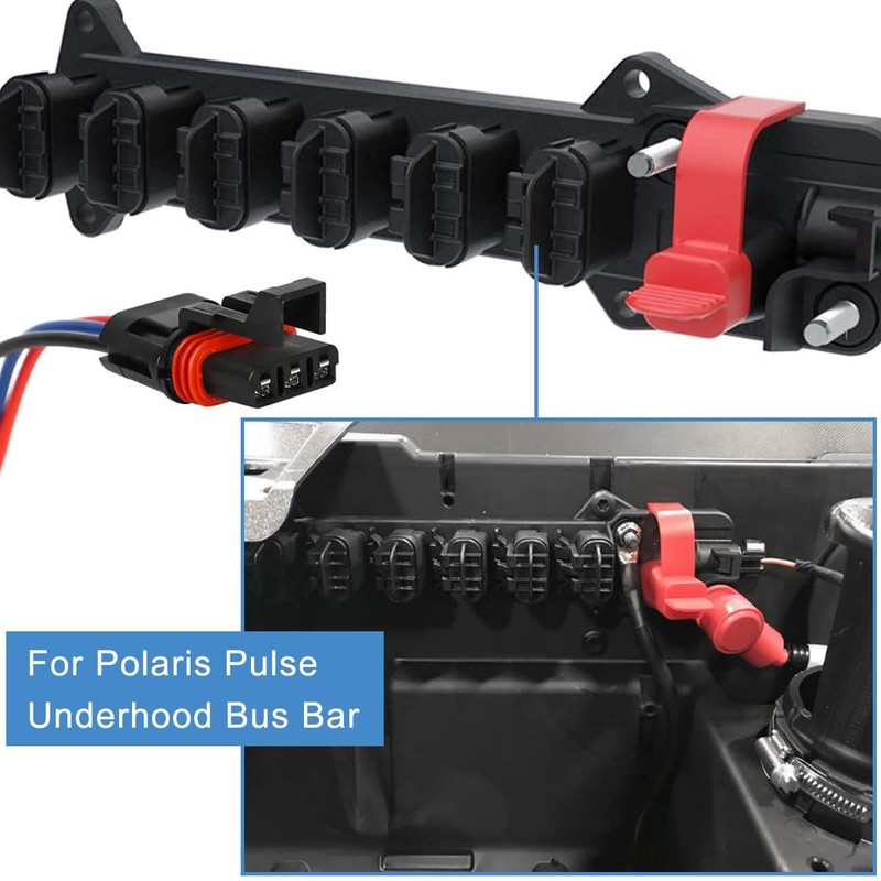 DKARDU Pulse Power Plug Pigtail Connector for Polaris Ranger XP