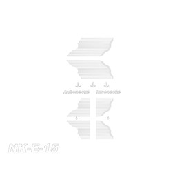 Marbet Design Inner Corner Outer Corner for Marbet Trims Stucco E-1 to E-43 NK-E