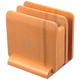 Wood nahukin & Menu Stand Natural (15222)