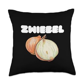 Zwiebel Onion Throw Pillow, 18x18, Multicolor