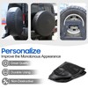 Compatible with Hummer H2 2003-2009 Soft Tire Cover, Leather Spare