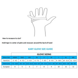 TK Karting Go-Kart Racing Gloves - Black, S