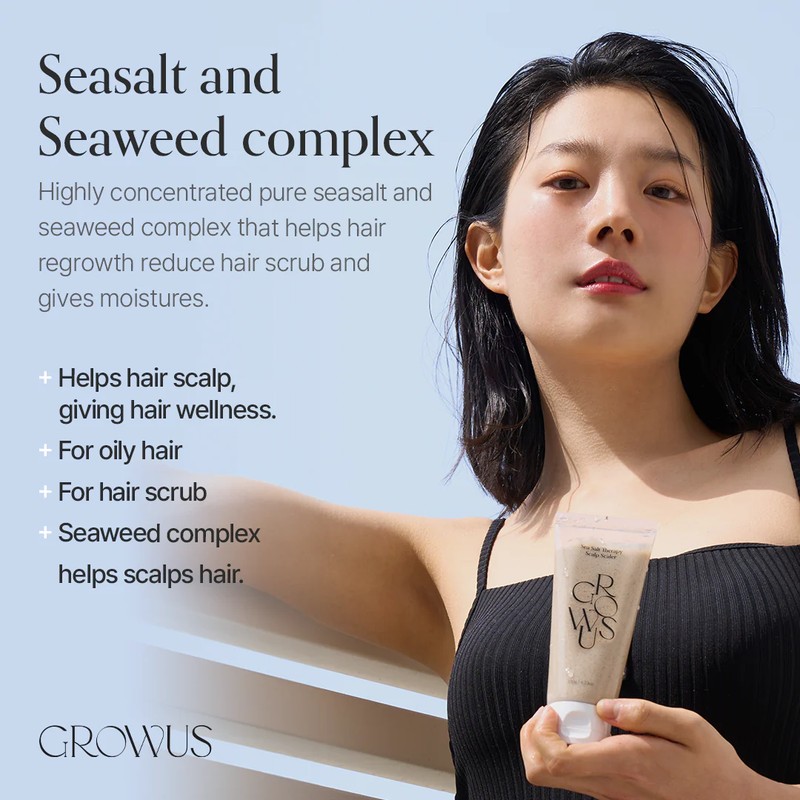 GROWUS [GROWUS]Sea Salt Therapy Scalp Scaler 250g