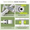 29.5 Inch Toilet Grab Bar - CALEPTONG Foldable Toilet Safety