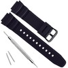 Waterproof Natural Resin Replacement Watch Band for Casio AQ- S800W