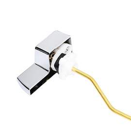 MagiDeal Toilet Tank Flush Lever Toilet Lever Replace Multiuse Toilet Maintenance Easy Mount Bathroom Toilet Trip Lever for Apartment, M1419