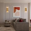ZEROUNO Modern LED Wall Sconce Indoor Wall Lights, Bronze Hardwired