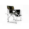 Udorich Comfortable Folding Outdoor Chair with Side Table and Storage