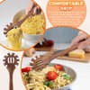 Wood Spaghetti Spoon, 12.99 Inch Long Wood Pasta Spoon Spaghetti