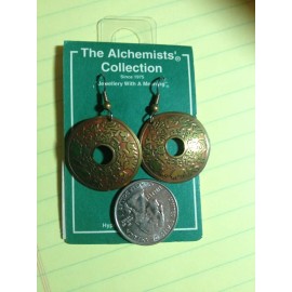 Alchemists Loop Earrings Hypoallergenic Chinese Horoscope