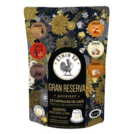 Etnia 52 | 12 Cápsulas Café de Altura | Intensidad 6 | Sabores #2 | Sin azúcares añadidos | Tostado Medio | 100% Arábica