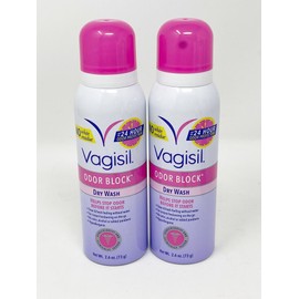 Vagisil Lot of 2- Vagisil Odor Block Dry Wash Spray 2.6 oz  NEW